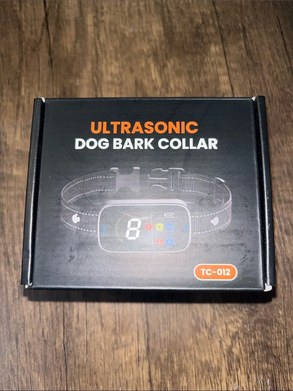 Adjustable Black Dog Training Collar with Digital Display